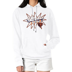 Chicago Bears Starter Women's Drive-In Sign Pullover Hoodie White
