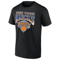 New York Knicks Block Front T-Shirt Black