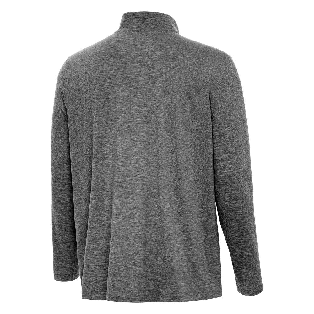 Mexico National Team Antigua Master Quarter-Zip Pullover Heather Black