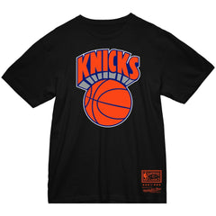 New York Knicks Big & Tall Hardwood Classics Vintage Logo T-Shirt Black