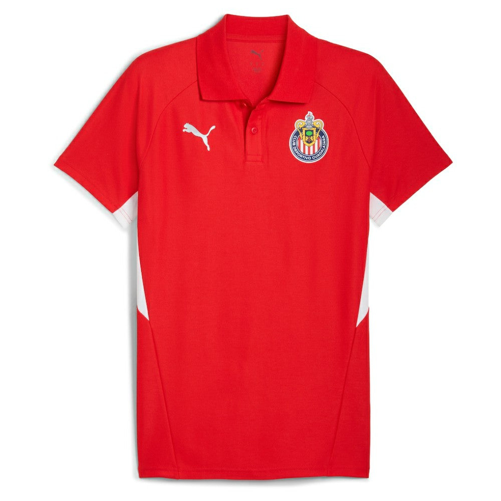 Chivas 25/26 Evostripe Polo Red
