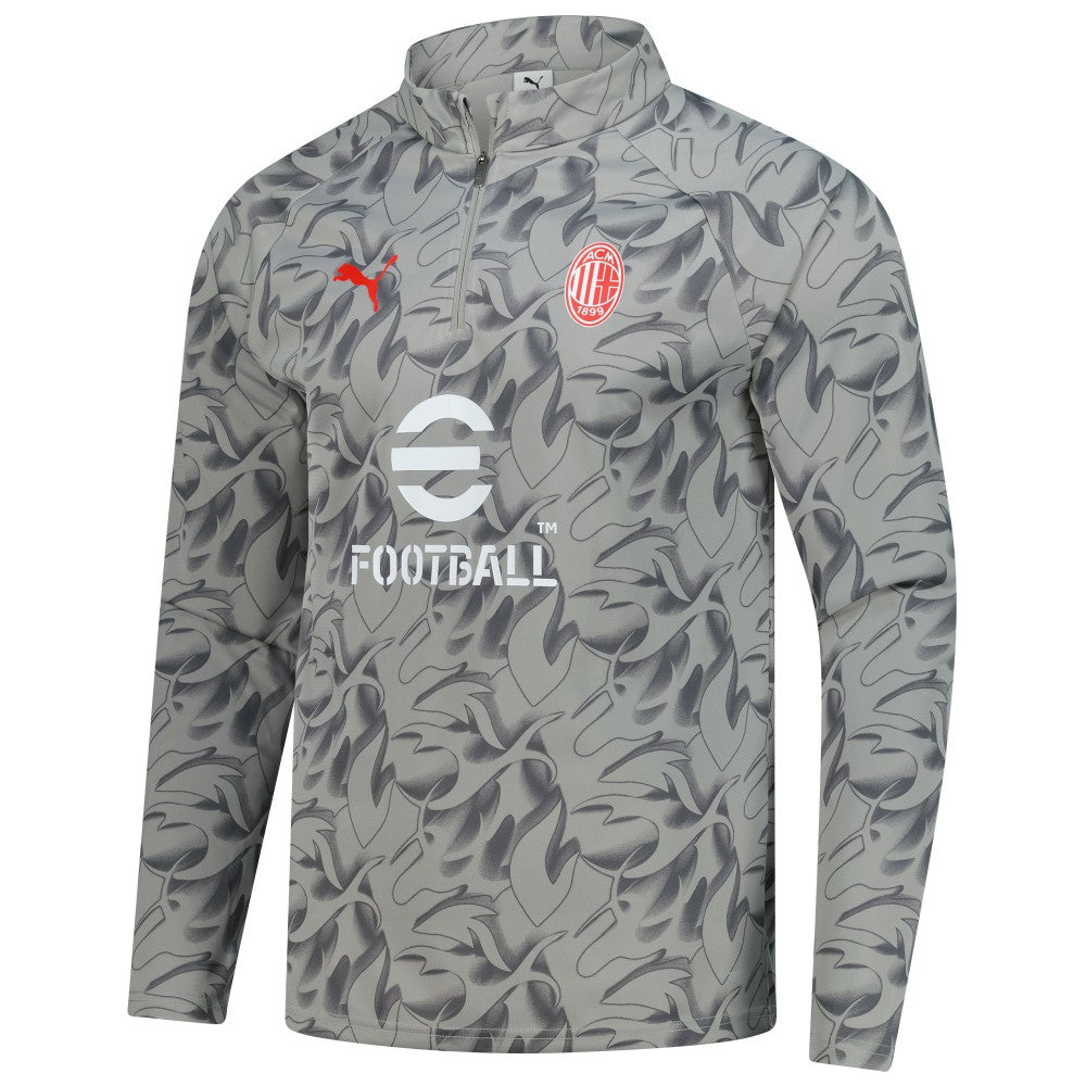 AC Milan 2025/26 Pre-Match dryCell Quarter-Zip Top Gray sale