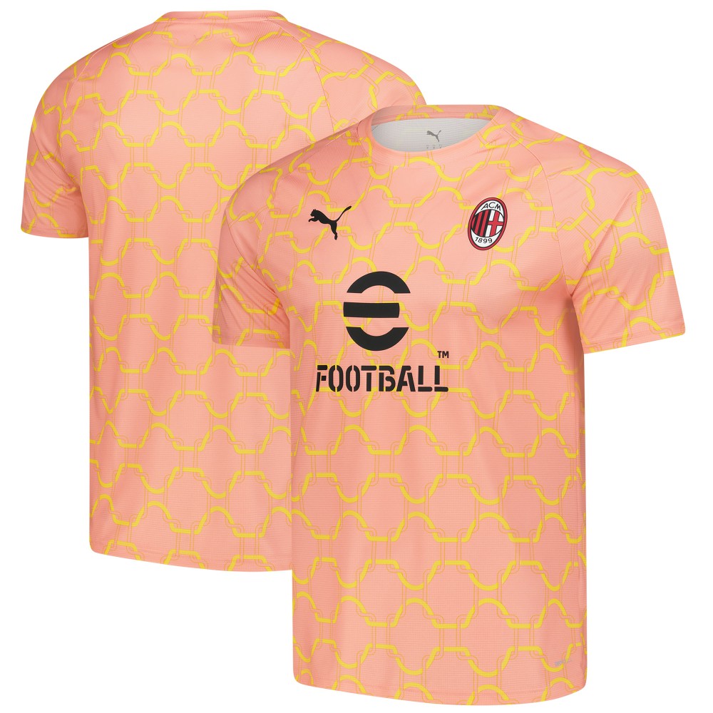 AC Milan 2025/26 Pre-Match dryCell Training Jersey Light Orange