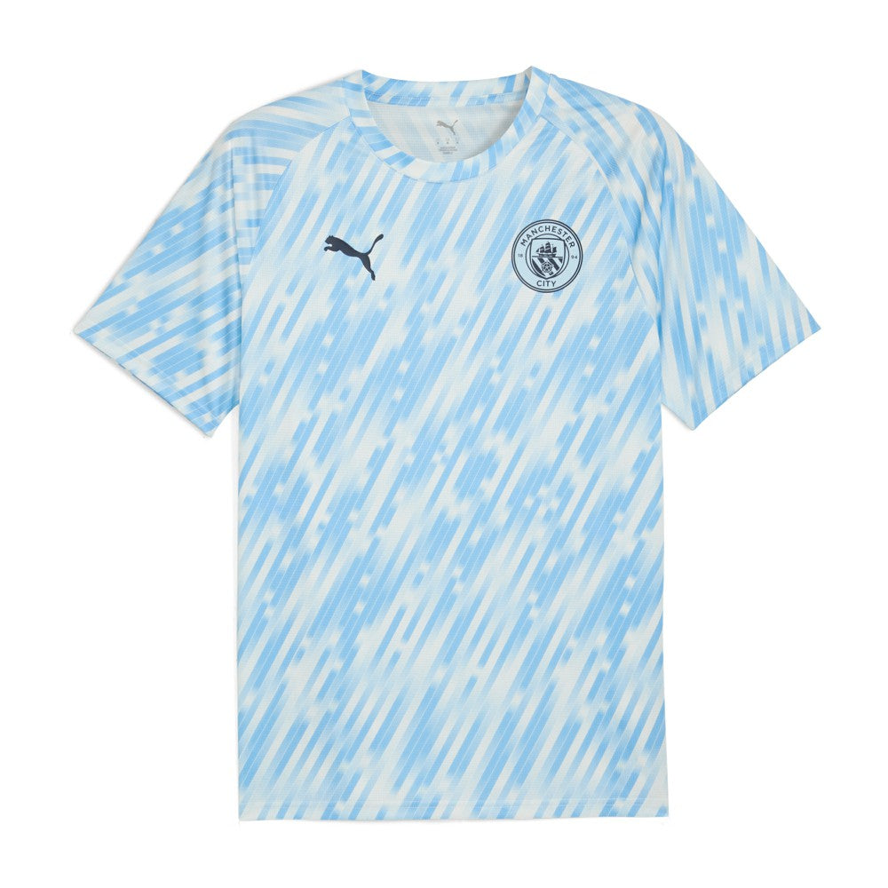 Manchester City 2025/26 Pre-Match Training Jersey Sky Blue