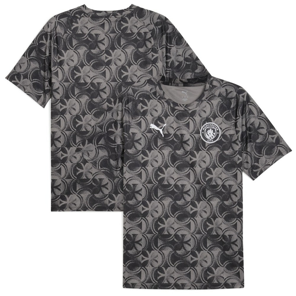 Manchester City 2025/26 Pre-Match Training Jersey Black sale