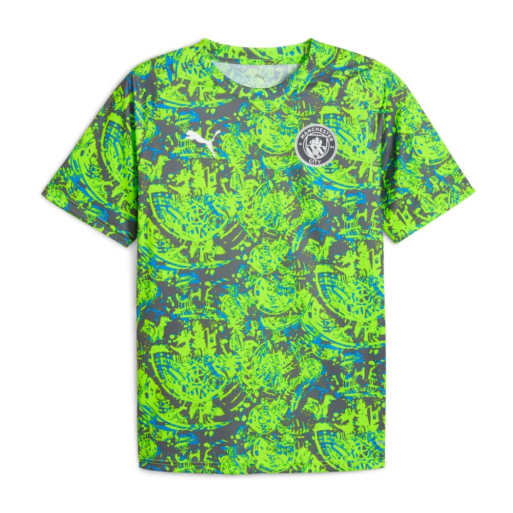 Manchester City 2025/26 Pre-Match Training Jersey Green sale