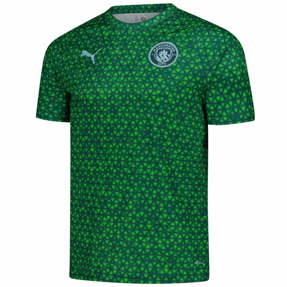 Manchester City 2025/26 Pre-Match Training Jersey Green sale