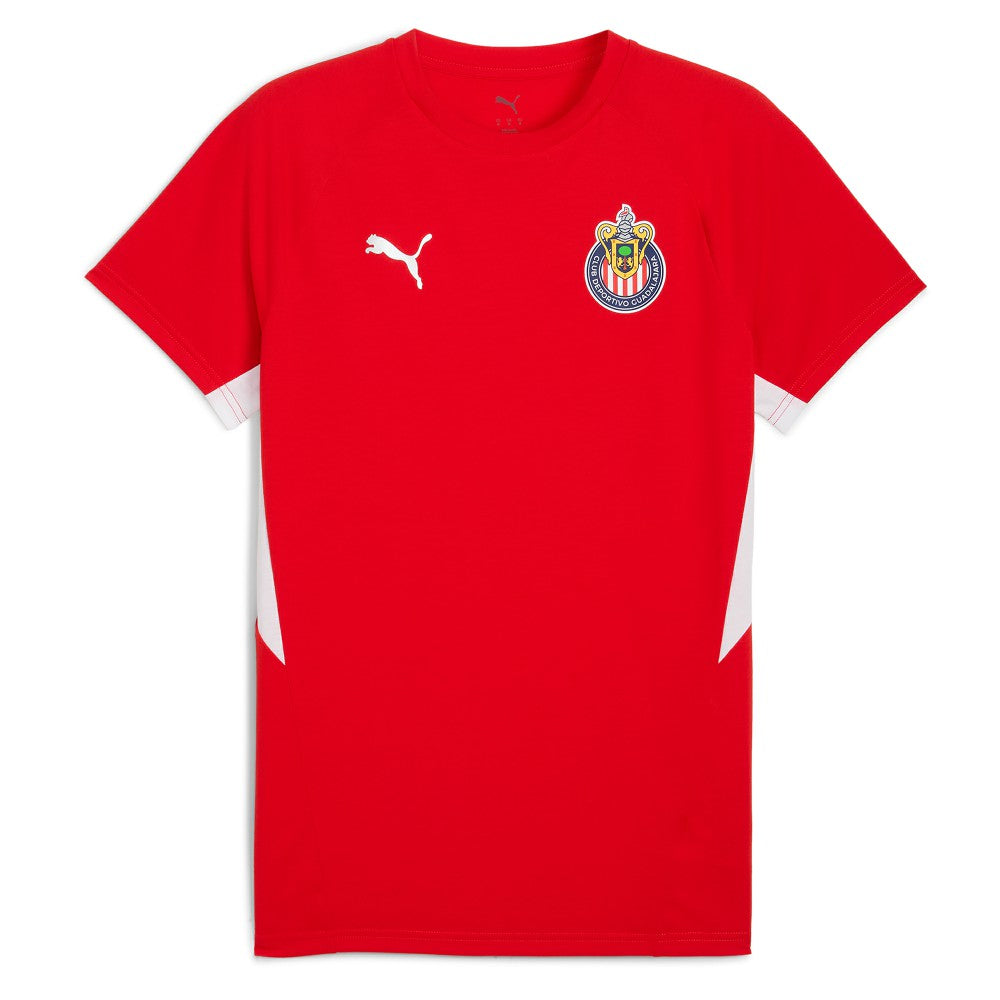 Chivas 2025/26 Evostripe Raglan T-Shirt Red