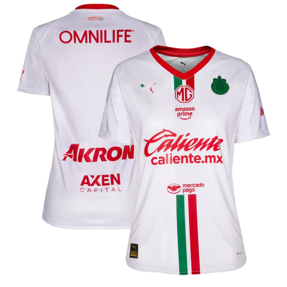 Chivas Women's 2025/26 Away Replica Jersey White