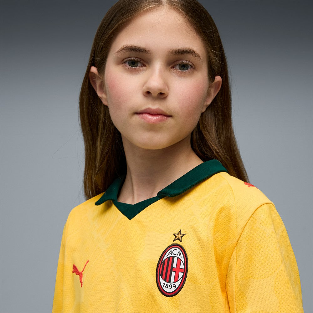 AC Milan Youth 2025/26 Third Replica Jersey Yellow