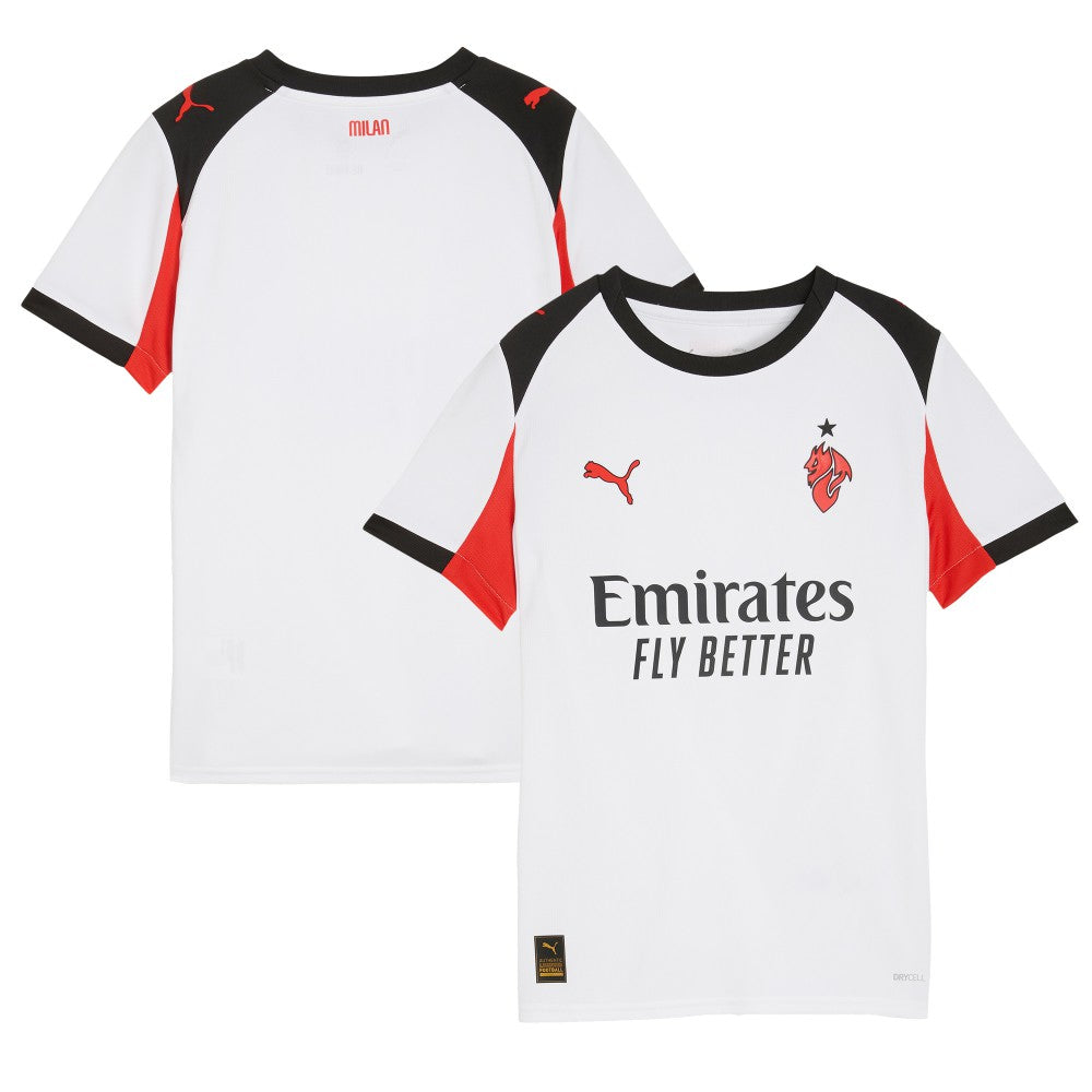 AC Milan Youth 2025/26 Replica Jersey White shop