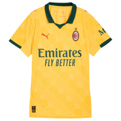 AC Milan Women's 2025/26 Third Replica Jersey Yellow