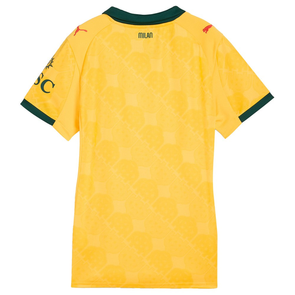 AC Milan Women's 2025/26 Third Replica Jersey Yellow