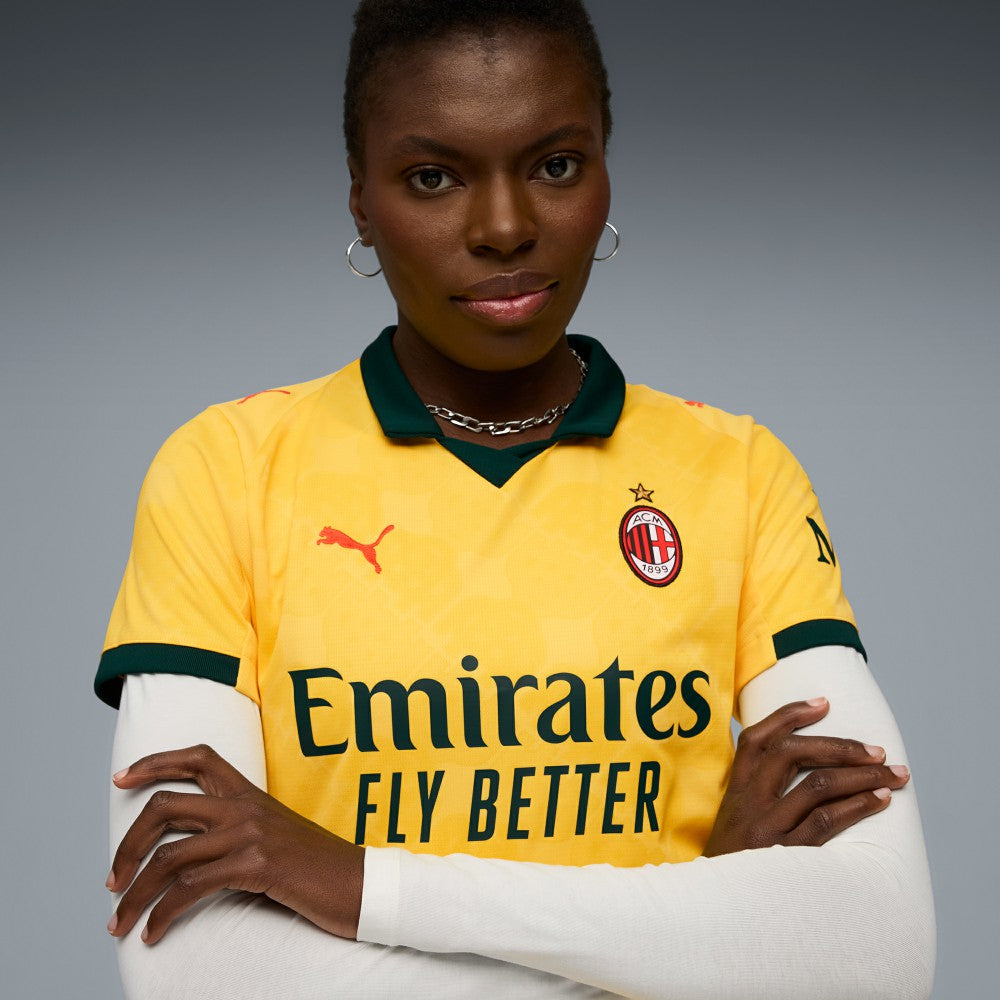 AC Milan Women's 2025/26 Third Replica Jersey Yellow
