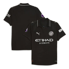 Manchester City 2025/26 Away Jersey Black