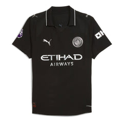 Manchester City 2025/26 Away Jersey Black