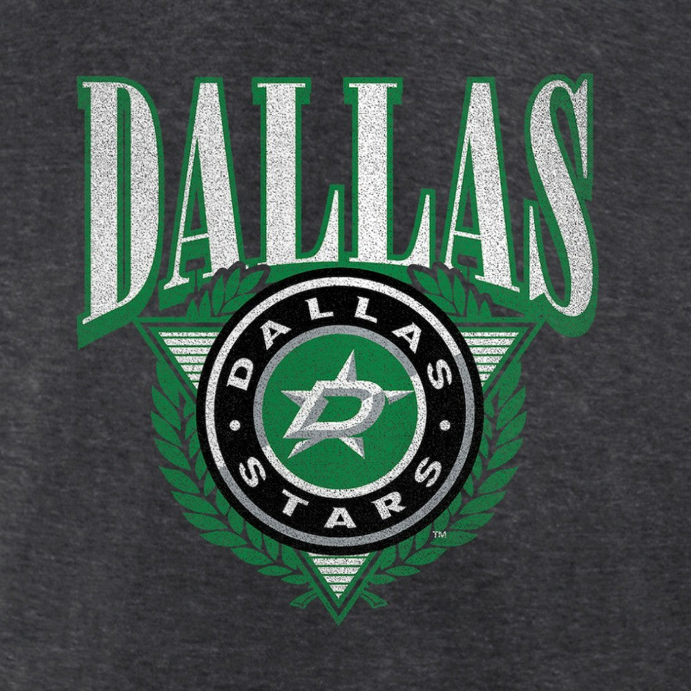 NHL Dallas Stars Retro Seal T-Shirt - Charcoal
