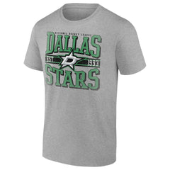 NHL Dallas Stars Retro Vibe T-Shirt - Heather Gray