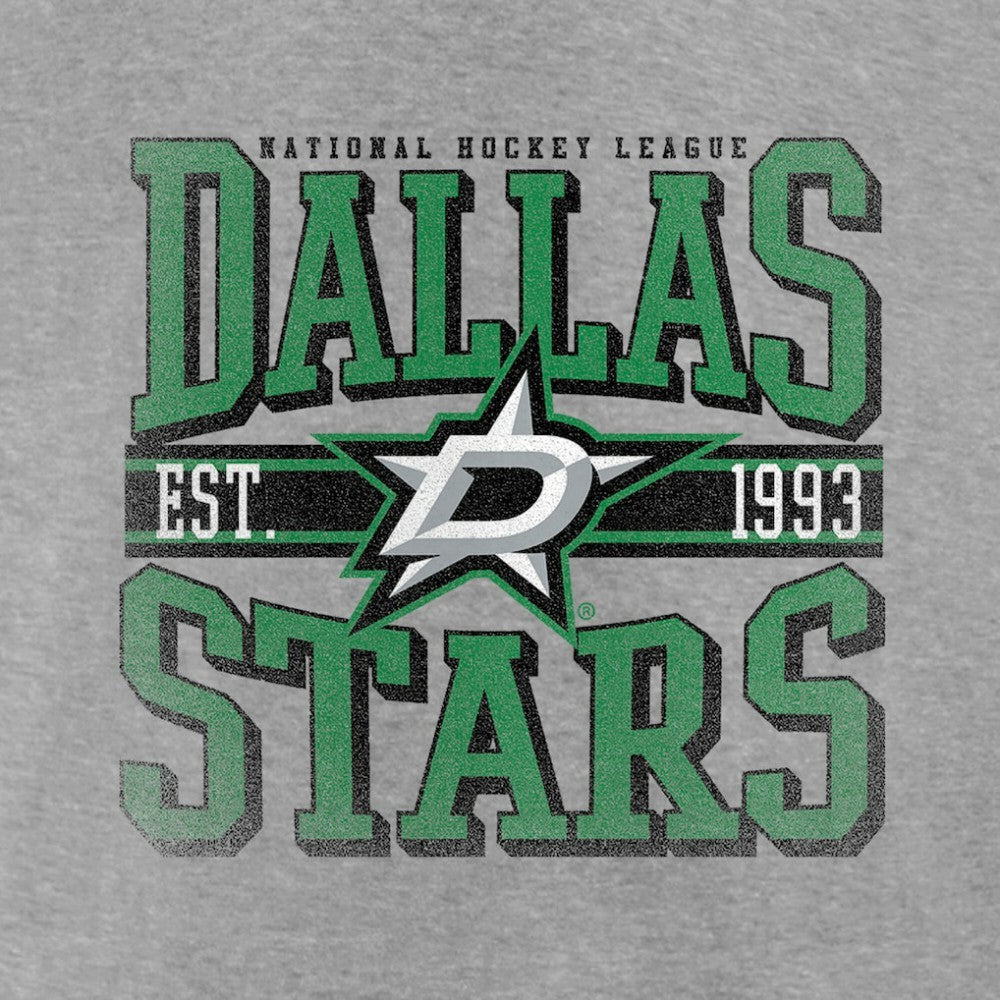 NHL Dallas Stars Retro Vibe T-Shirt - Heather Gray