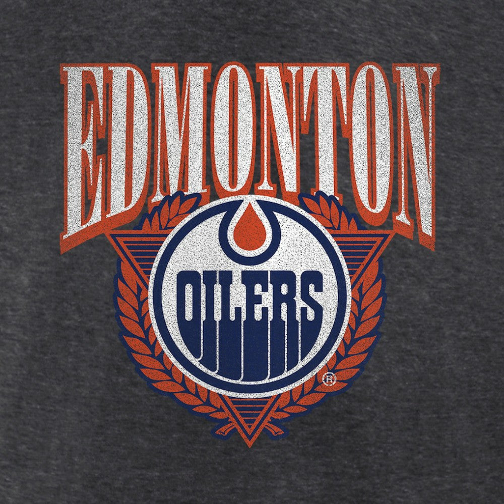 NHL Edmonton Oilers Retro Seal T-Shirt - Charcoal