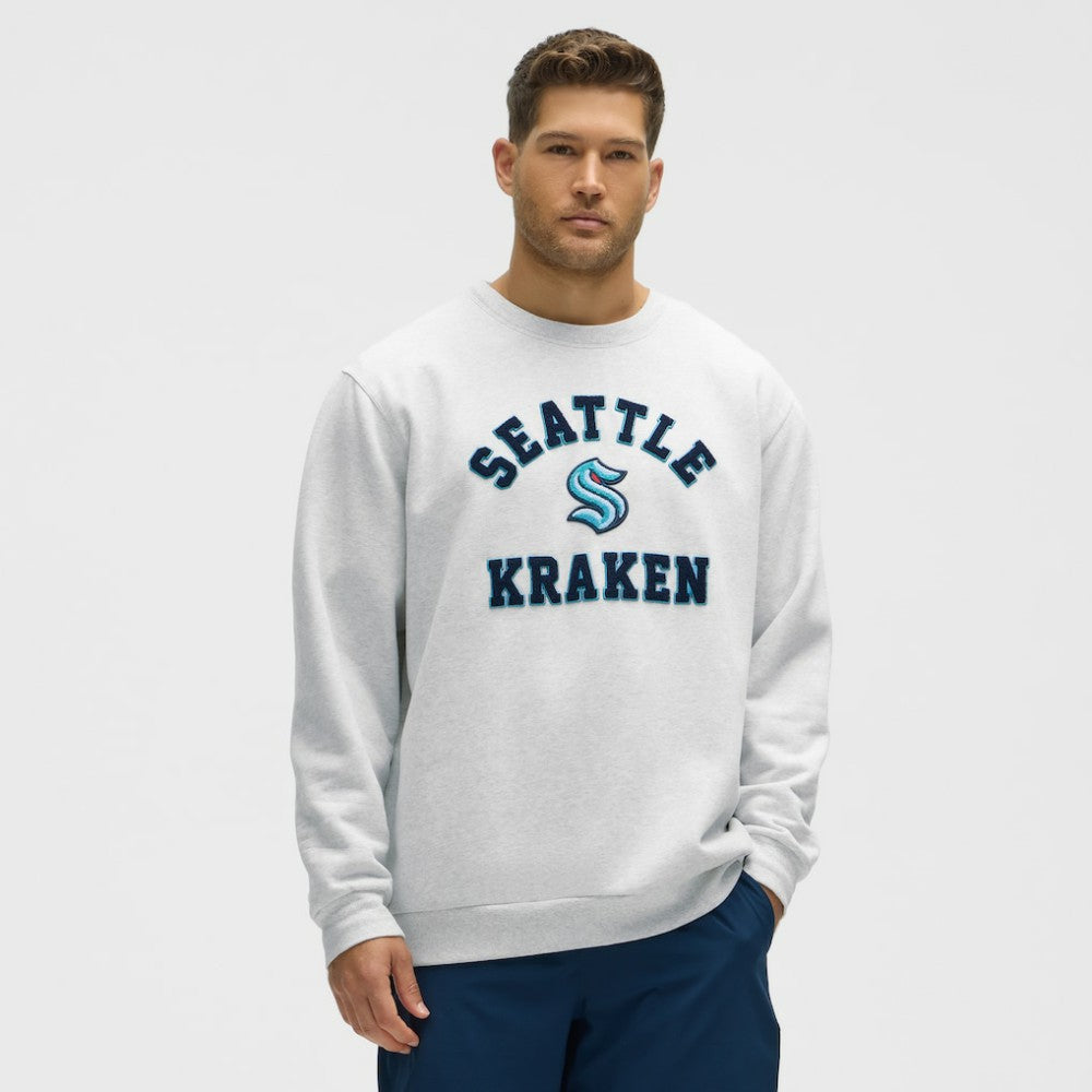 NHL Seattle Kraken lululemon Steady State Crew - Heathered Core Ultra Light Grey