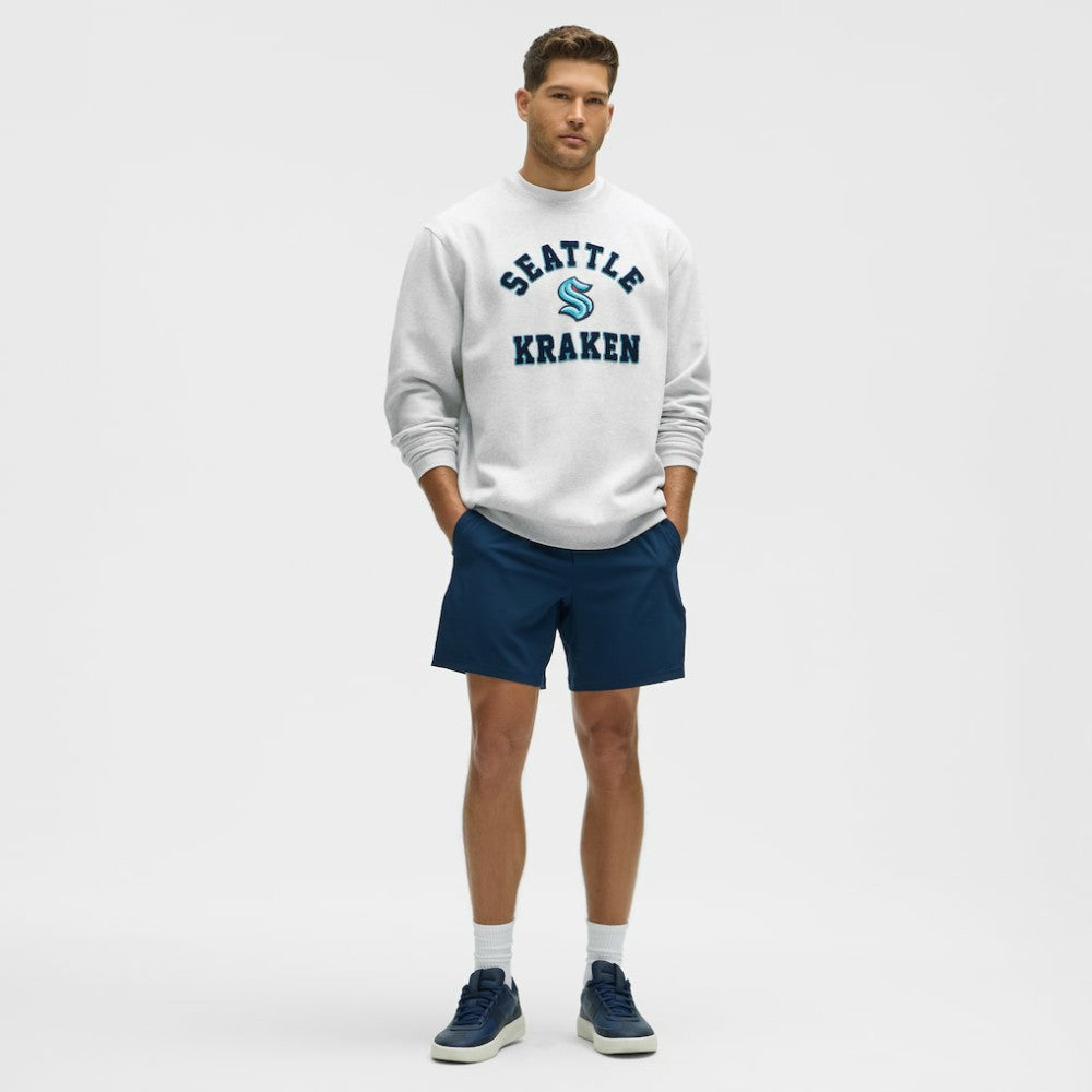 NHL Seattle Kraken lululemon Steady State Crew - Heathered Core Ultra Light Grey