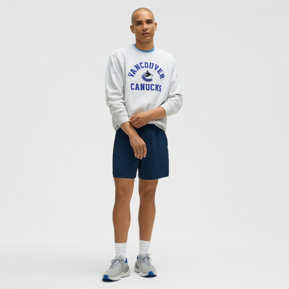 NHL Vancouver Canucks lululemon Steady State Crew - Heathered Core Ultra Light Grey