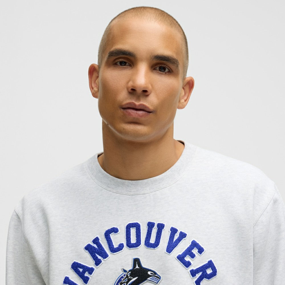 NHL Vancouver Canucks lululemon Steady State Crew - Heathered Core Ultra Light Grey
