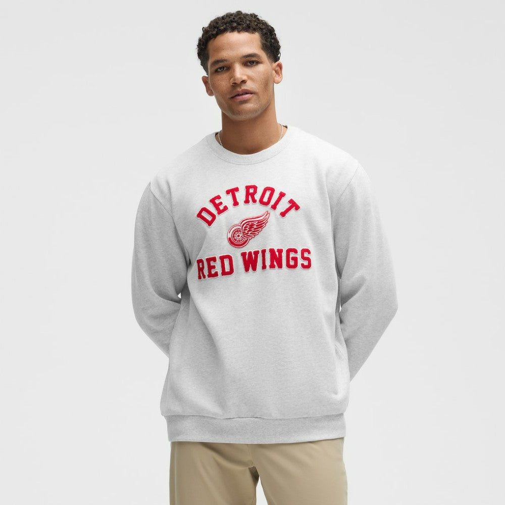 NHL Detroit Red Wings lululemon Steady State Crew - Heathered Core Ultra Light Grey
