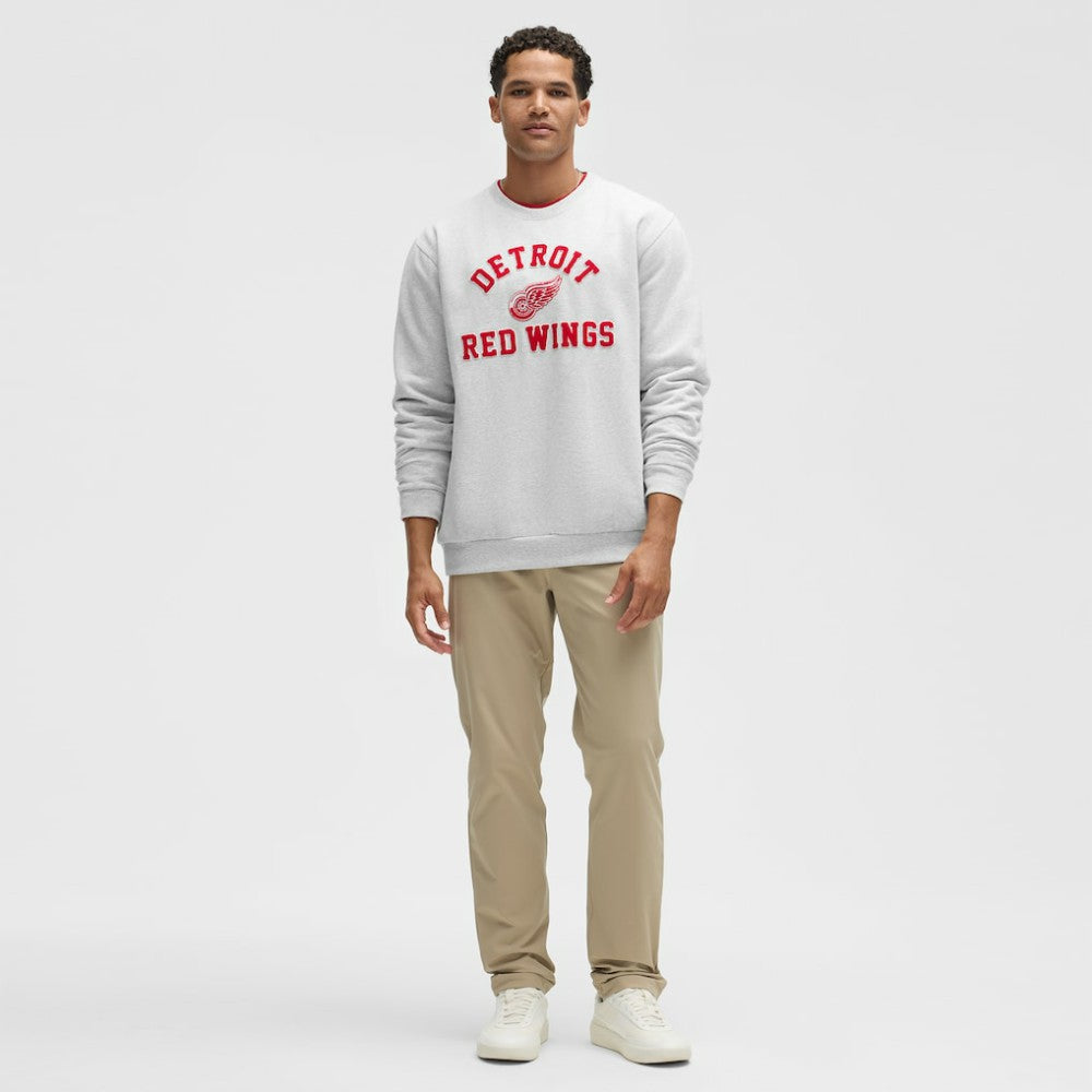 NHL Detroit Red Wings lululemon Steady State Crew - Heathered Core Ultra Light Grey