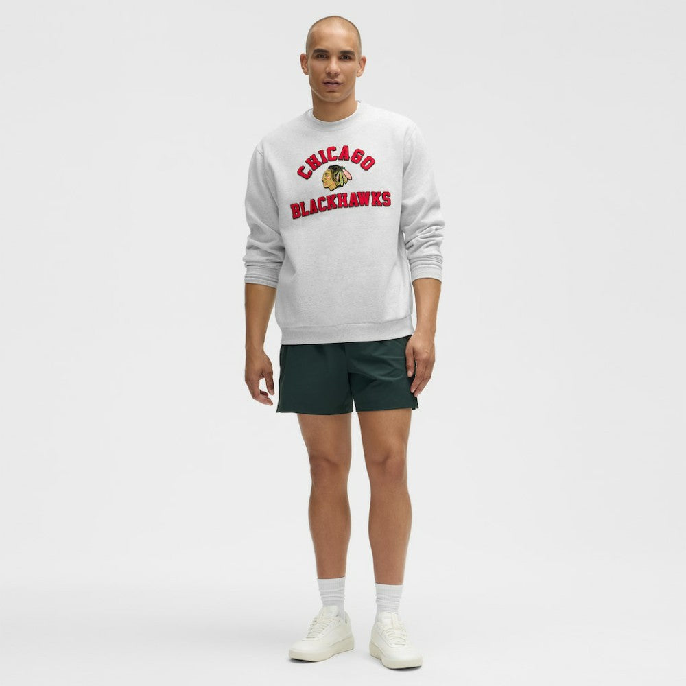 NHL Chicago Blackhawks lululemon Steady State Crew - Heathered Core Ultra Light Grey