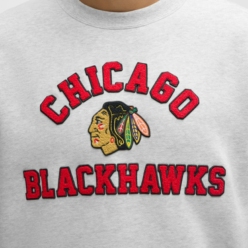 NHL Chicago Blackhawks lululemon Steady State Crew - Heathered Core Ultra Light Grey