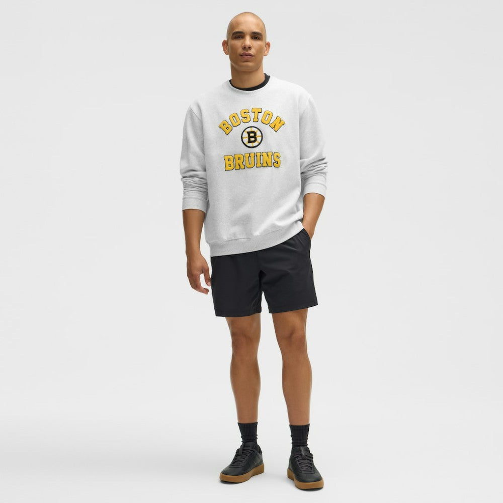 NHL Boston Bruins lululemon Steady State Crew - Heathered Core Ultra Light Grey