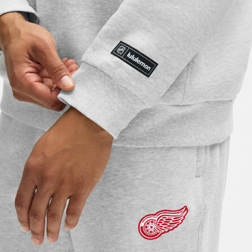 NHL Detroit Red Wings lululemon Steady State Pullover Hoodie - Heathered Core Ultra Light Grey