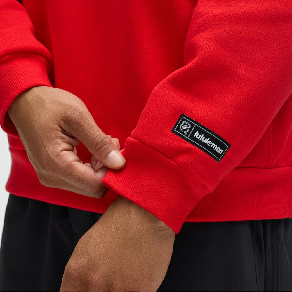NHL New Jersey Devils lululemon Steady State Pullover Hoodie - True Red