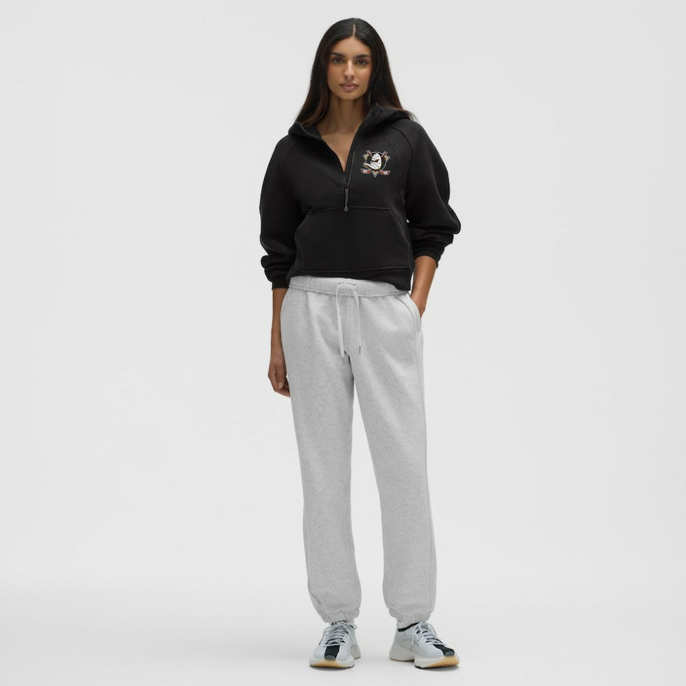 NHL Anaheim Ducks lululemon Women's Scuba Oversized Half-Zip Hoodie - Black