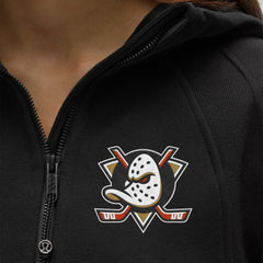 NHL Anaheim Ducks lululemon Women's Scuba Oversized Half-Zip Hoodie - Black
