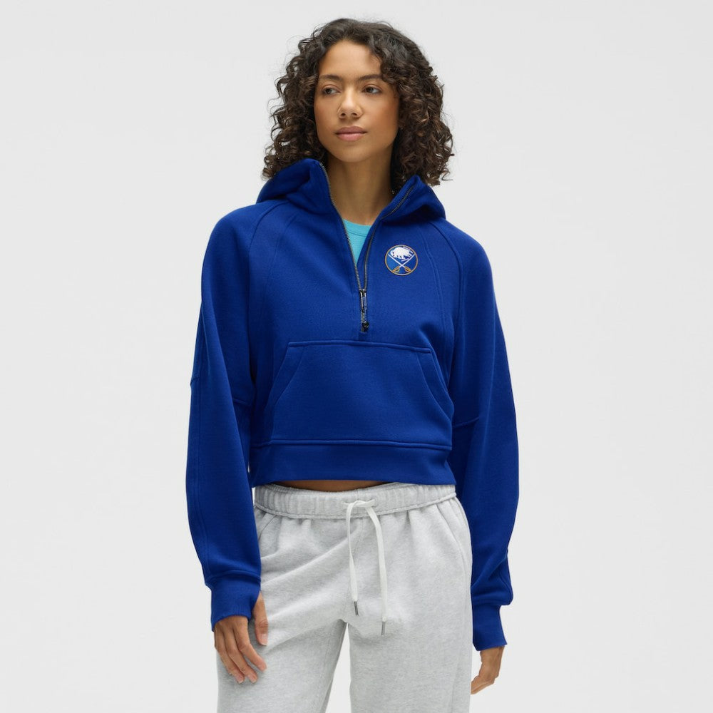 NHL Buffalo Sabres lululemon Women's Scuba Oversized Half-Zip Hoodie - College Cobalt