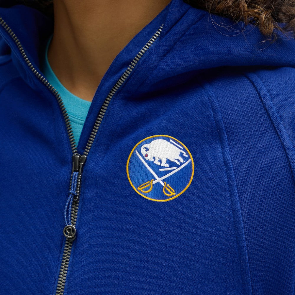NHL Buffalo Sabres lululemon Women's Scuba Oversized Half-Zip Hoodie - College Cobalt