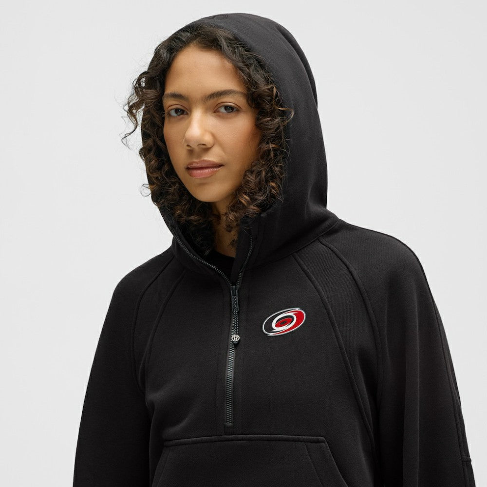 NHL Carolina Hurricanes lululemon Women's Scuba Oversized Half-Zip Hoodie - Black