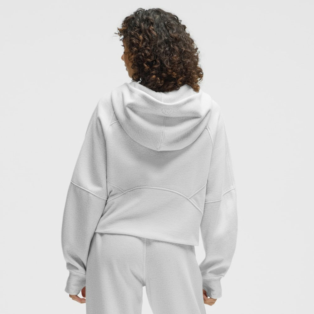 NHL Los Angeles Kings lululemon Women's Scuba Oversized Half-Zip Hoodie - Heathered Core Ultra Light Grey