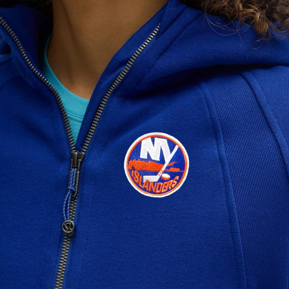 NHL New York Islanders lululemon Women's Scuba Oversized Half-Zip Hoodie - College Cobalt
