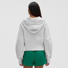 NHL Ottawa Senators lululemon Women's Scuba Oversized Half-Zip Hoodie - Heathered Core Ultra Light Grey