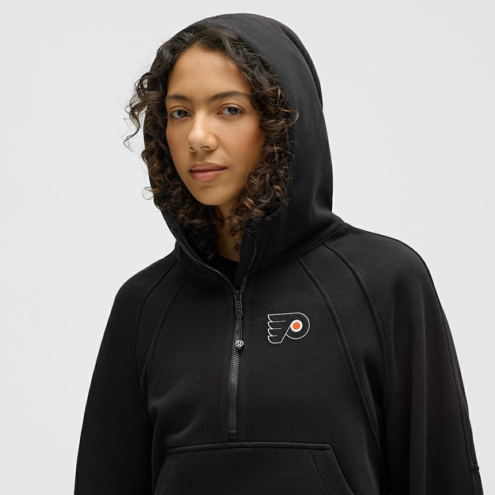 NHL Philadelphia Flyers lululemon Women's Scuba Oversized Half-Zip Hoodie - Black