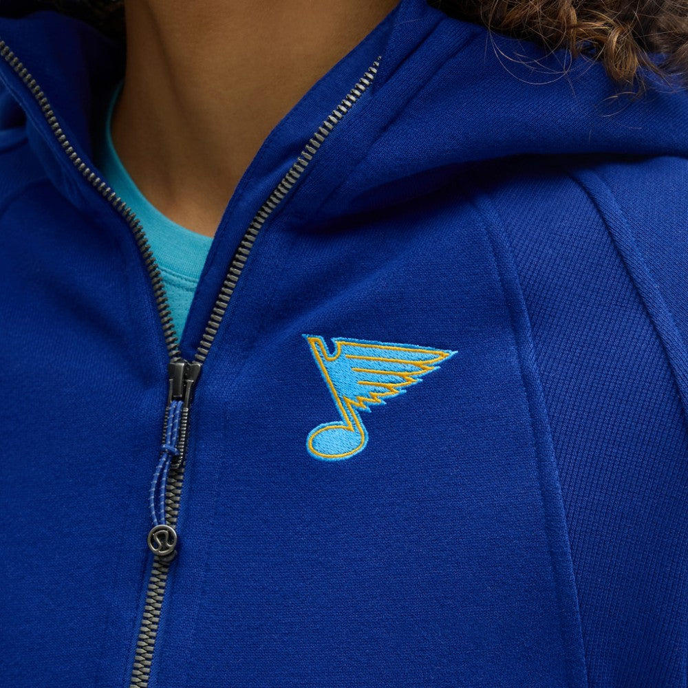 NHL St. Louis Blues lululemon Women's Scuba Oversized Half-Zip Hoodie - College Cobalt