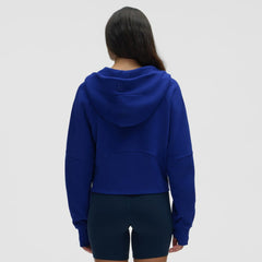 NHL Vancouver Canucks lululemon Women's Scuba Oversized Half-Zip Hoodie - Larkspur