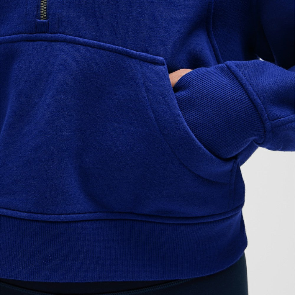 NHL Vancouver Canucks lululemon Women's Scuba Oversized Half-Zip Hoodie - Larkspur