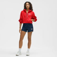 NHL Washington Capitals lululemon Women's Scuba Oversized Half-Zip Hoodie - True Red