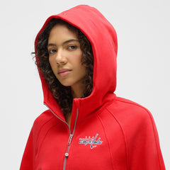 NHL Washington Capitals lululemon Women's Scuba Oversized Half-Zip Hoodie - True Red