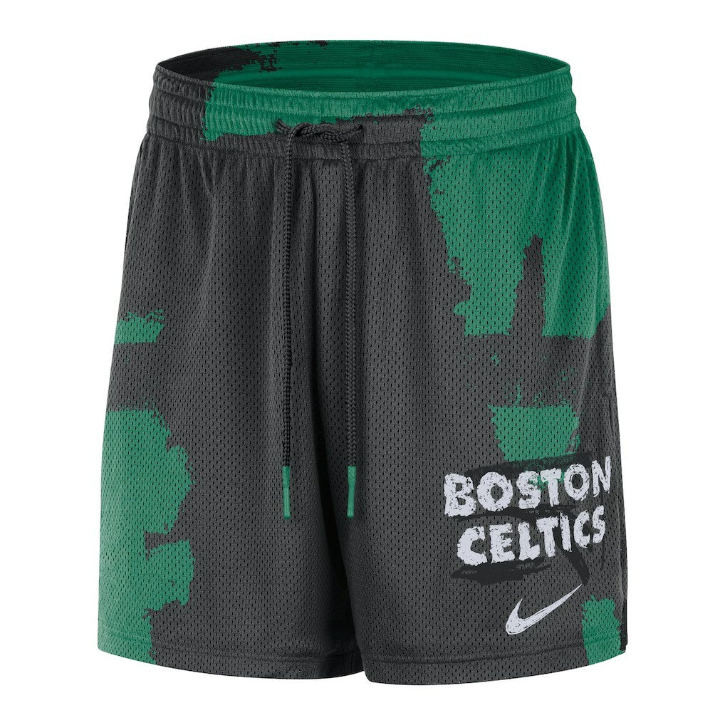Boston Celtics Courtside Club Dri-FIT Practice Shorts Black/Kelly Green